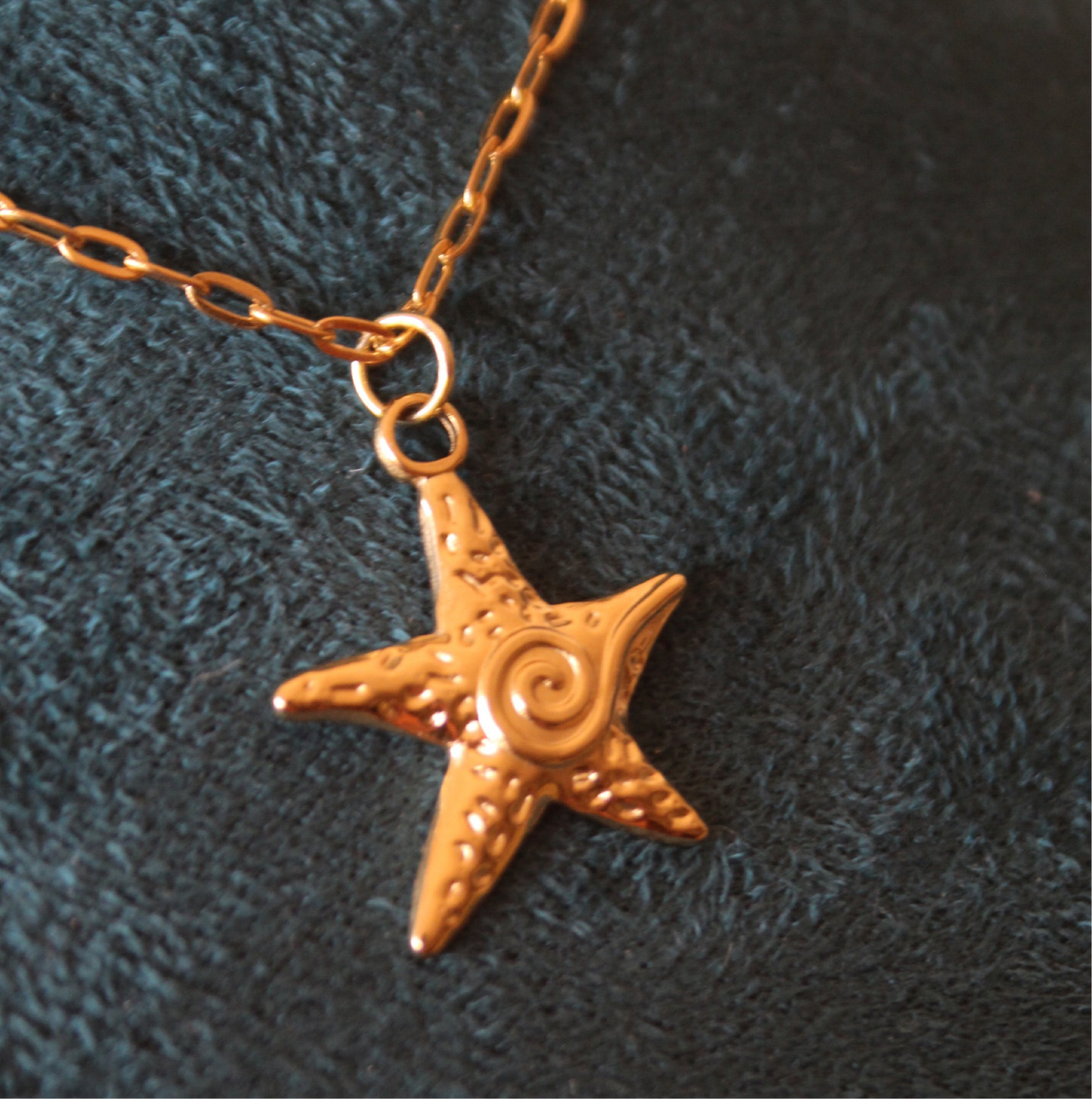 Gold Seastar Necklace