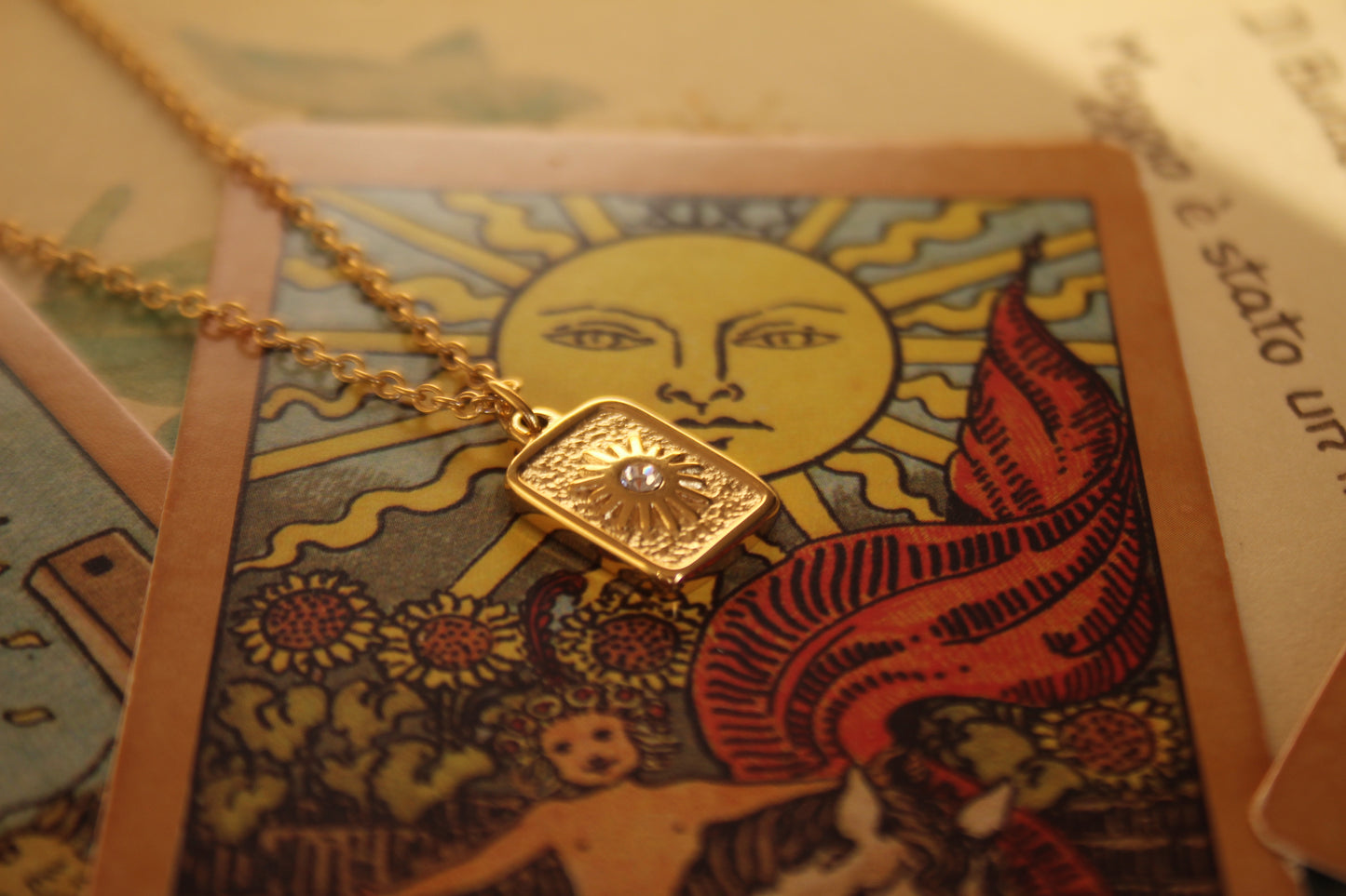 Dainty Sun Necklace