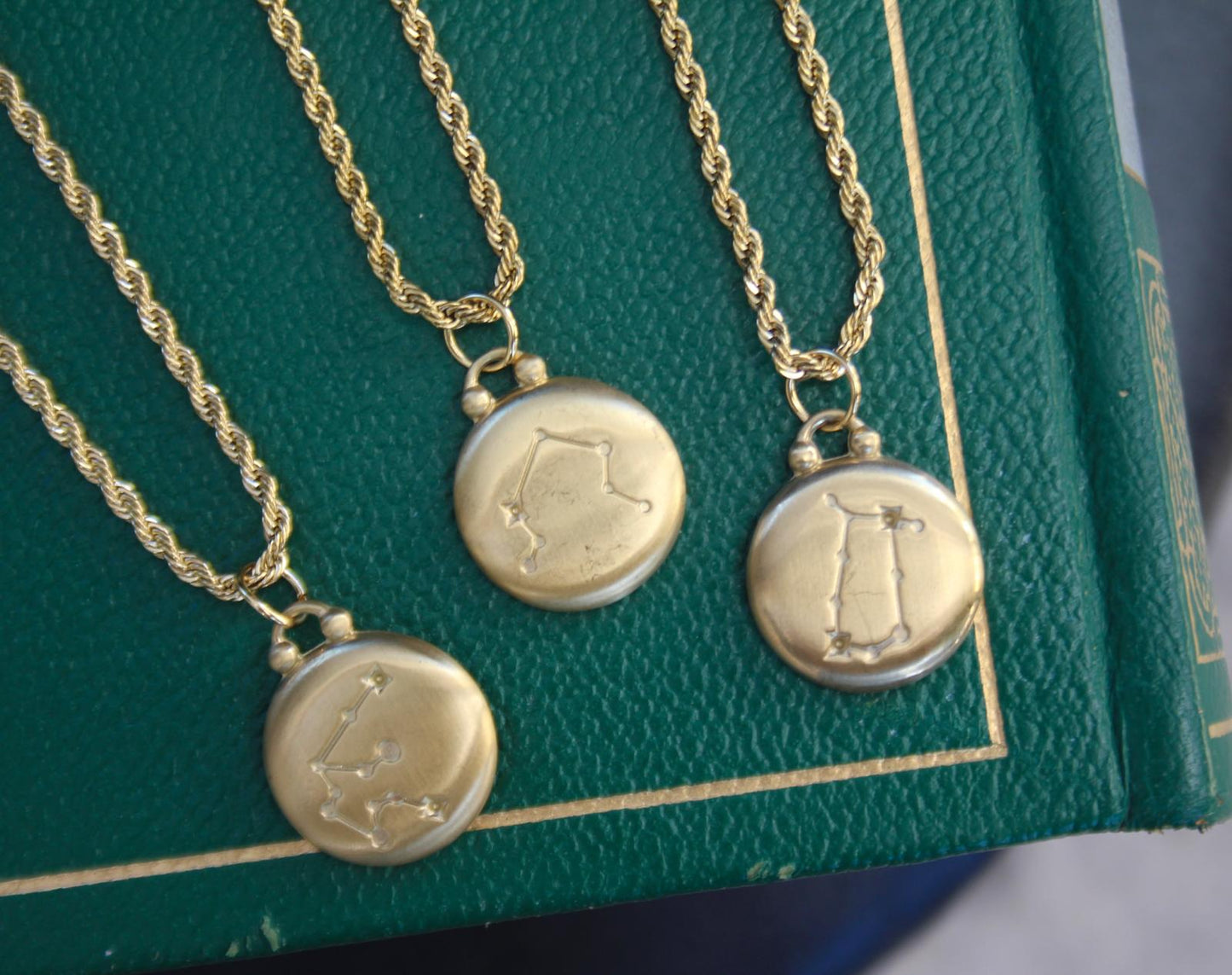 Star Sign Coin Necklace