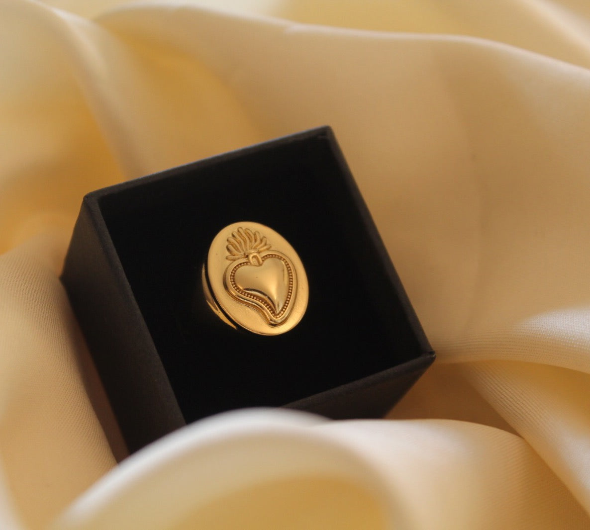 Sacred Heart Signet Ring