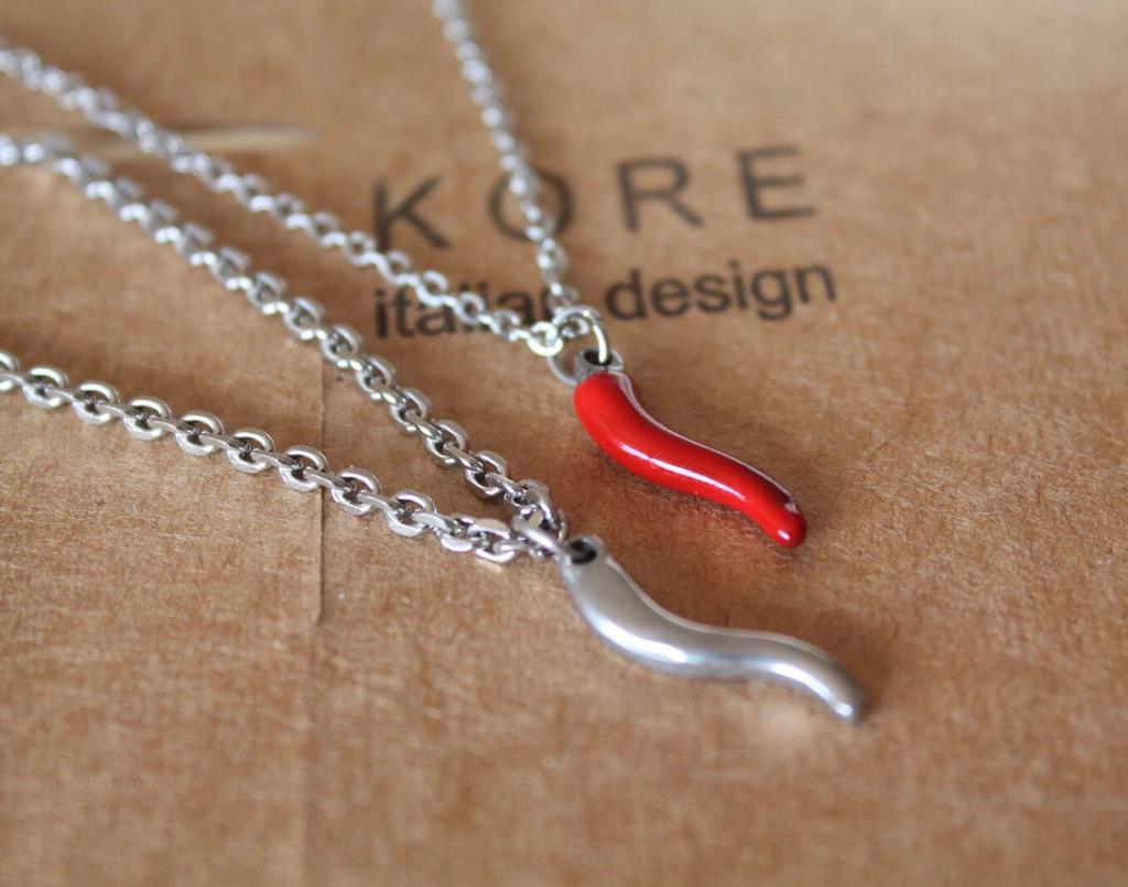 Classic Red Horn Necklace