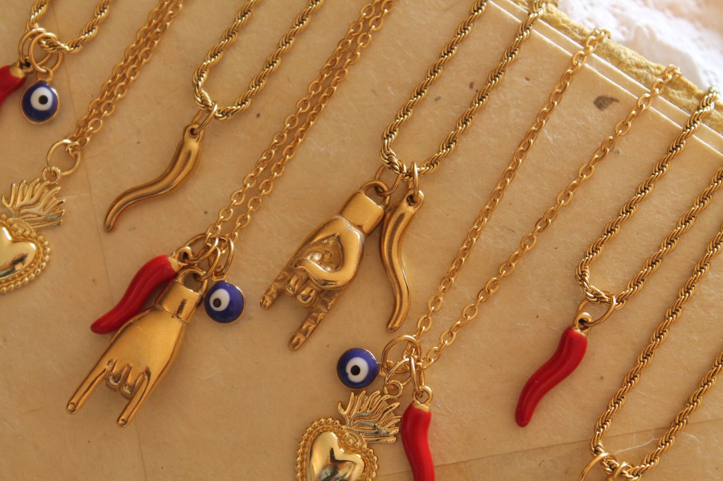 Italian Luck Charm Necklace Collection