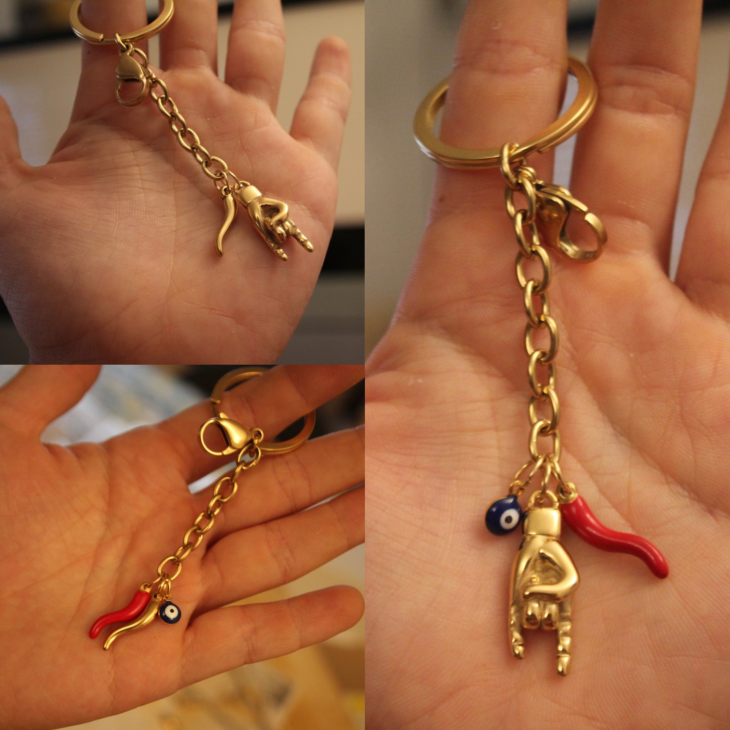 Custom Cornicello Keychain