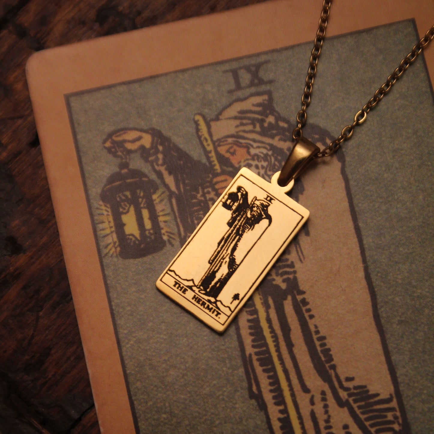 The Hermit – Tarot Necklace