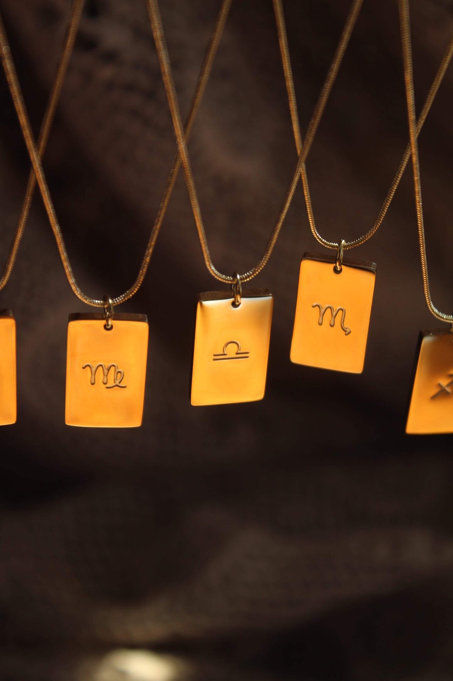 Gold Zodiac Sign Necklace