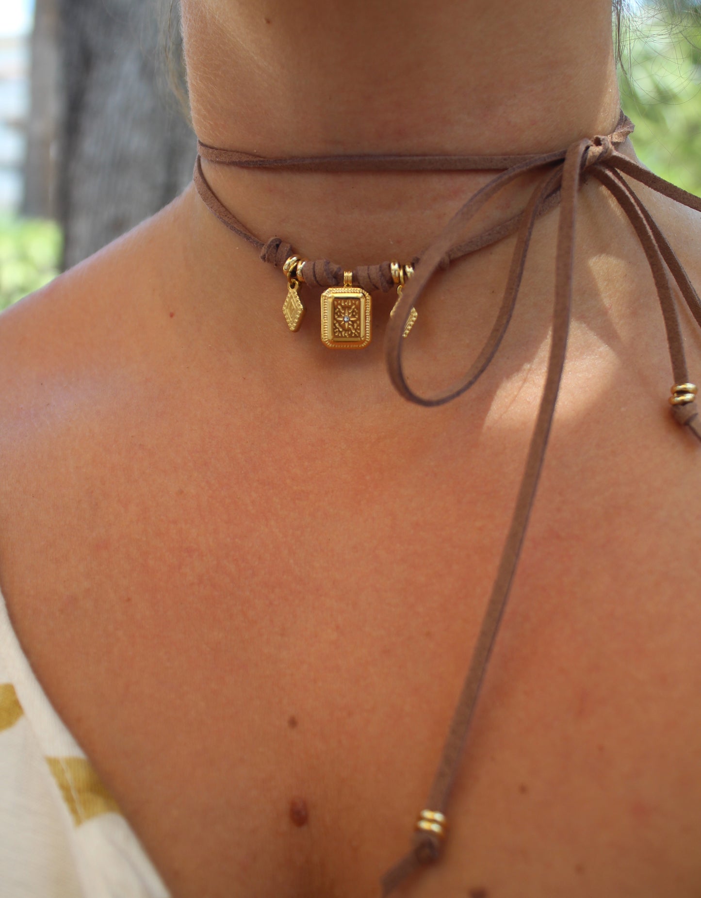 One Necklace, Endless Ways | Gold Charm Wrap Lariat Necklace