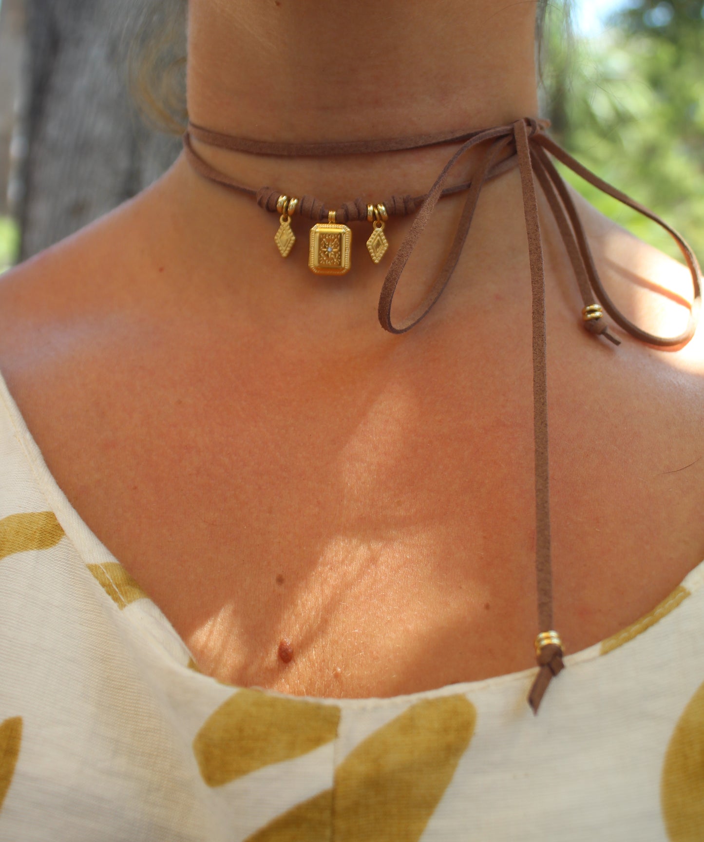 One Necklace, Endless Ways | Gold Charm Wrap Lariat Necklace