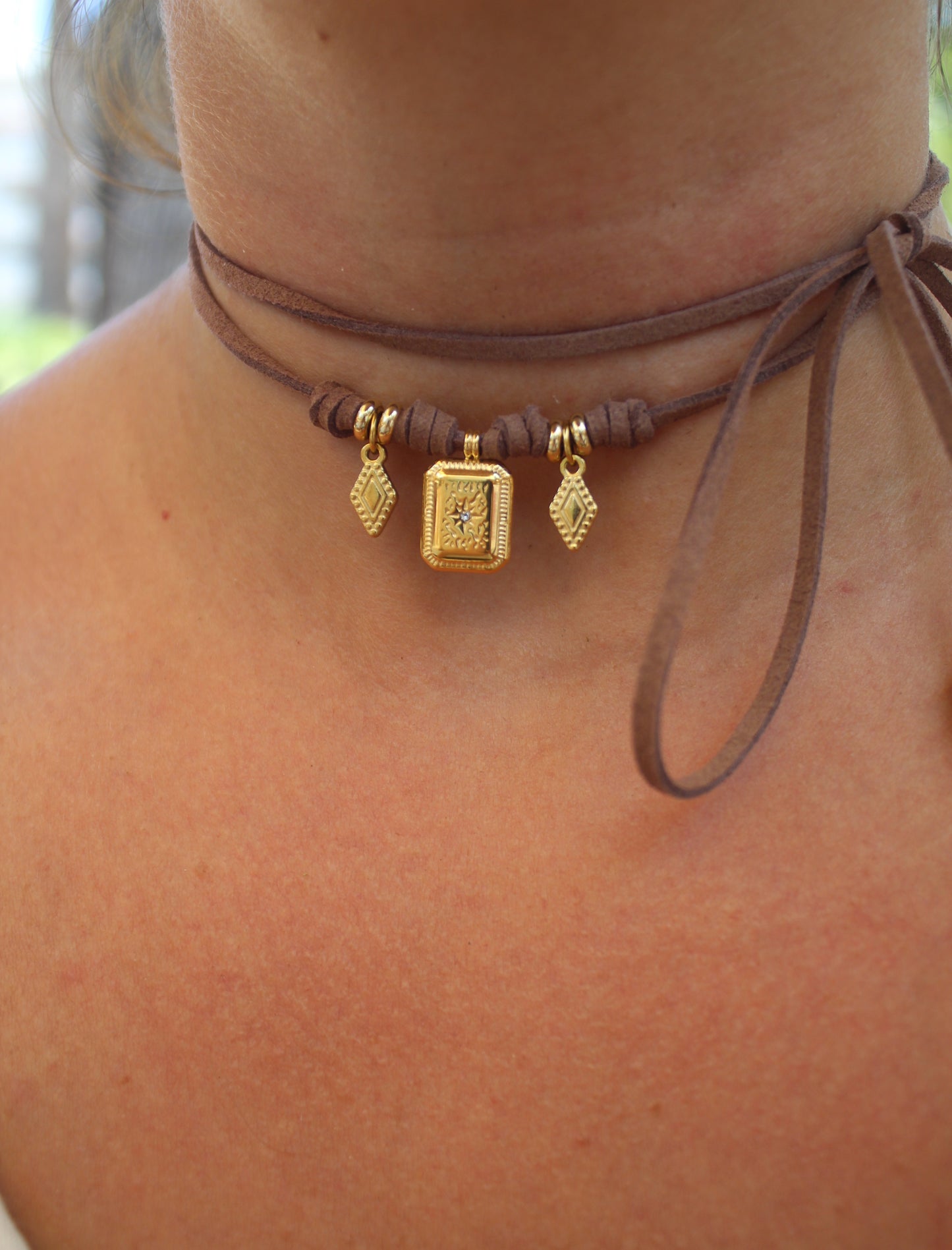 One Necklace, Endless Ways | Gold Charm Wrap Lariat Necklace