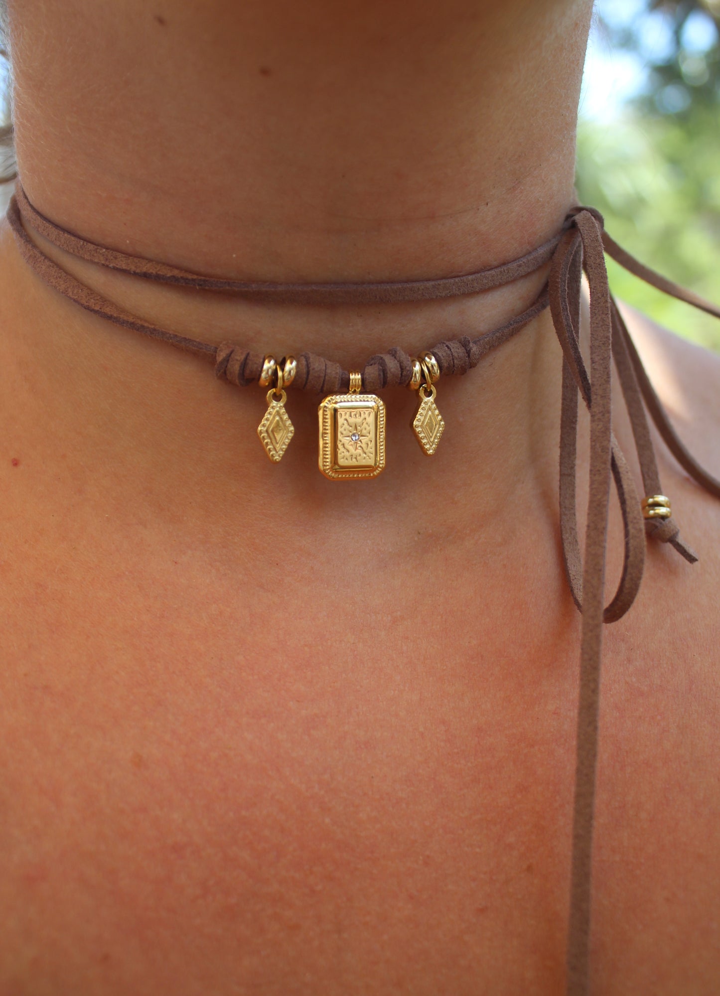 One Necklace, Endless Ways | Gold Charm Wrap Lariat Necklace