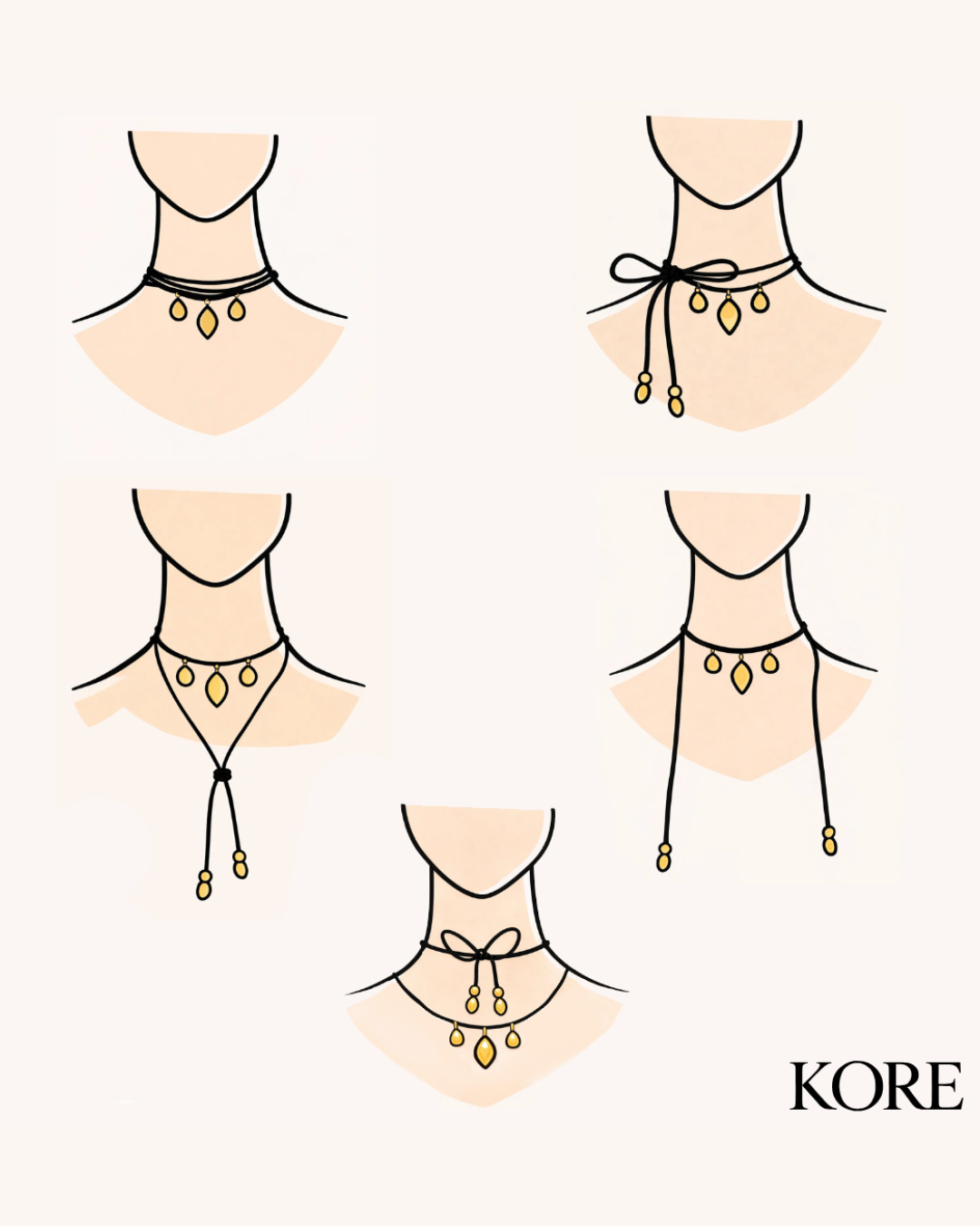 Wrap Choker Necklace