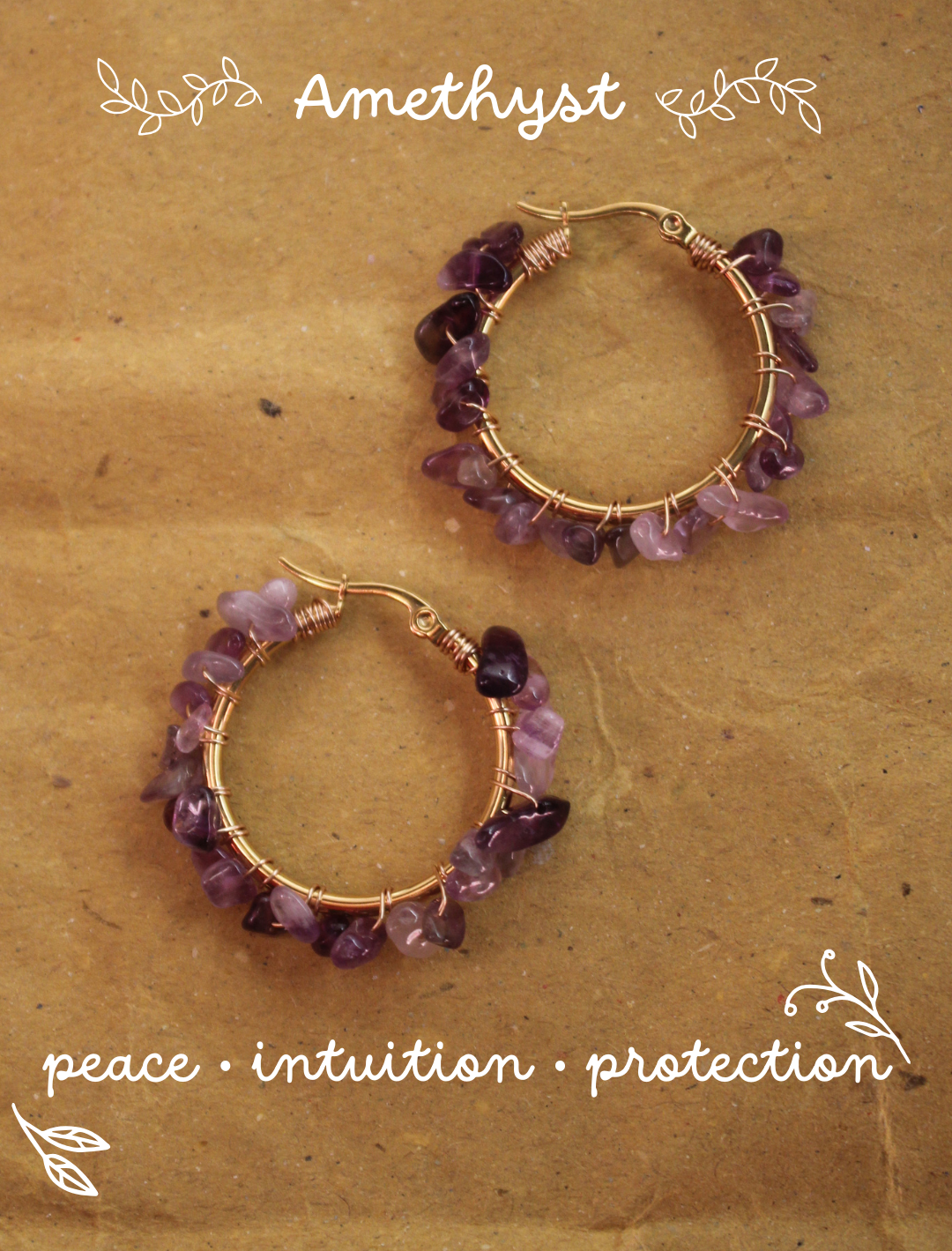 Image representing the symbolism of amethyst, associated with calm, clarity and protection