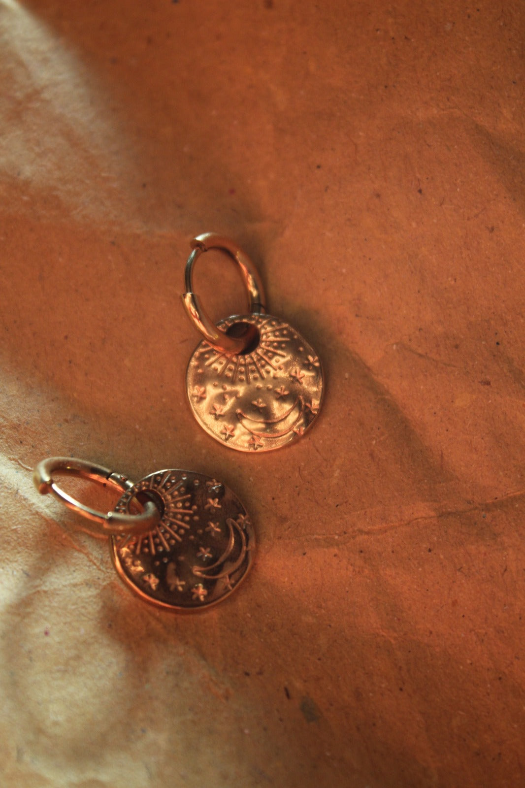 Little Sun, Little Moon | Sun & Moon Coin Earrings
