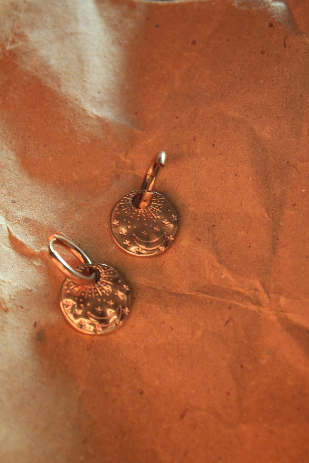 Little Sun, Little Moon | Sun & Moon Coin Earrings