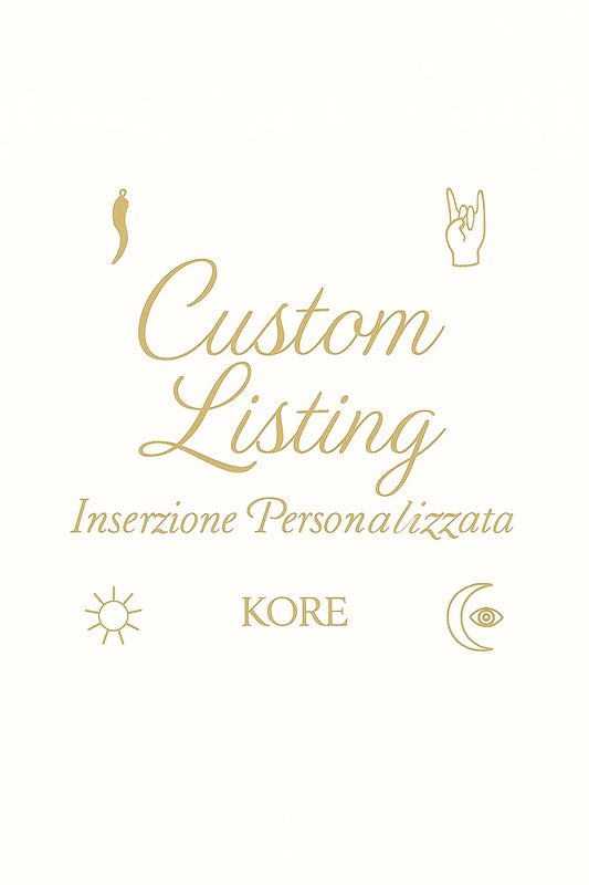 Inserzione personalizzata