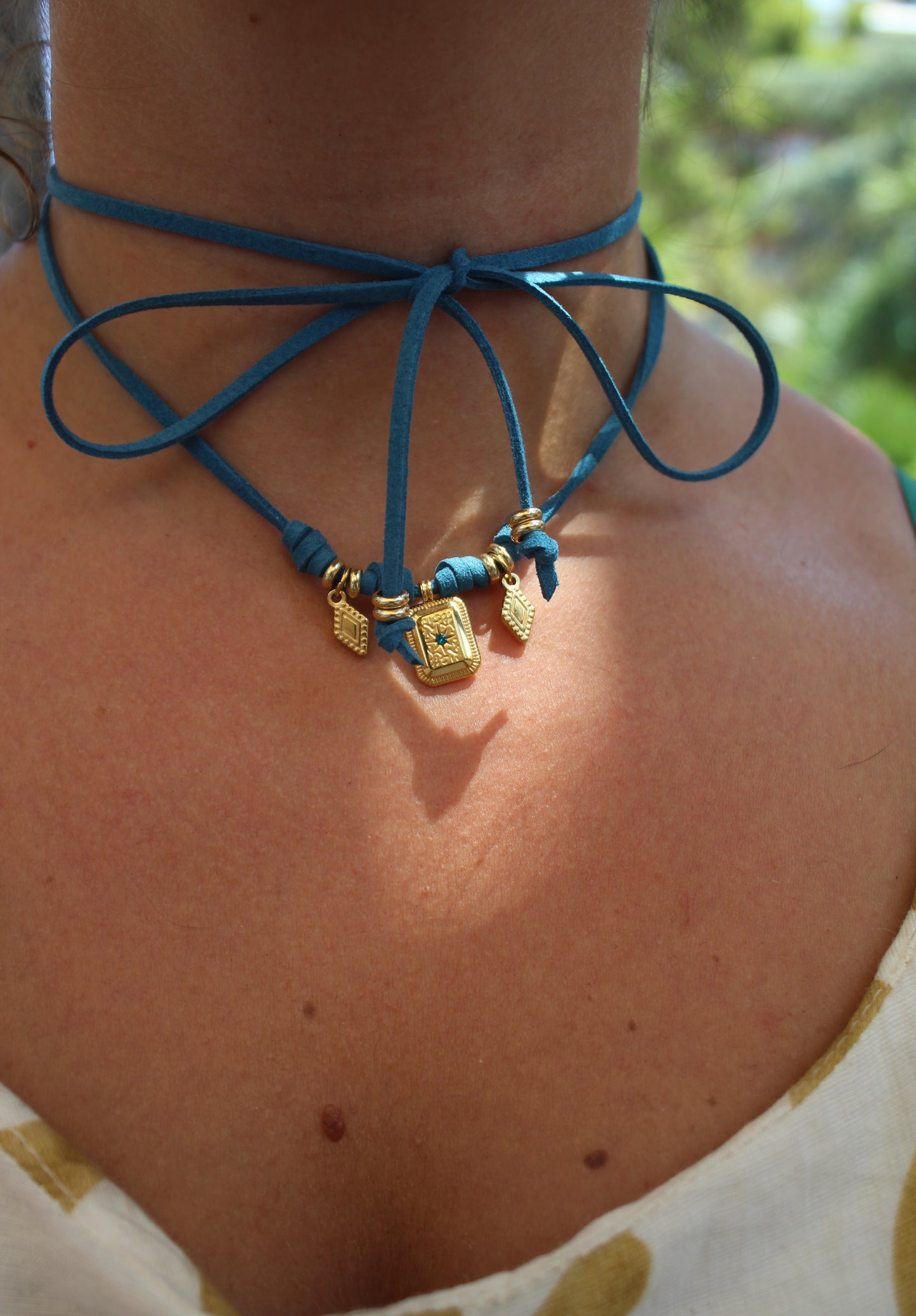 One Necklace, Endless Ways | Gold Charm Wrap Lariat Necklace
